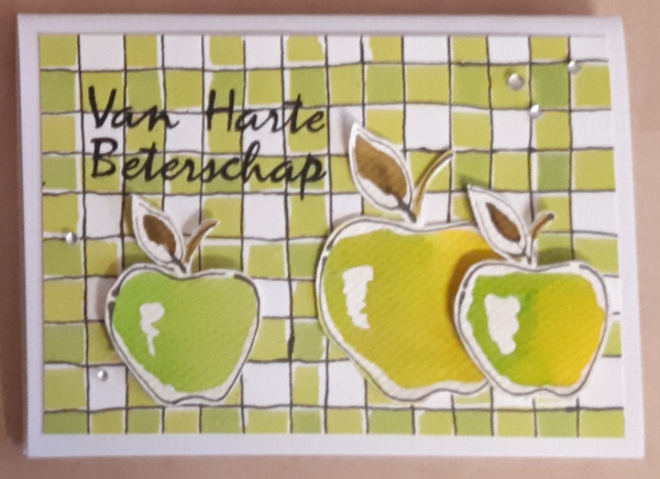 Wenskaart Beterschap Appeltjes