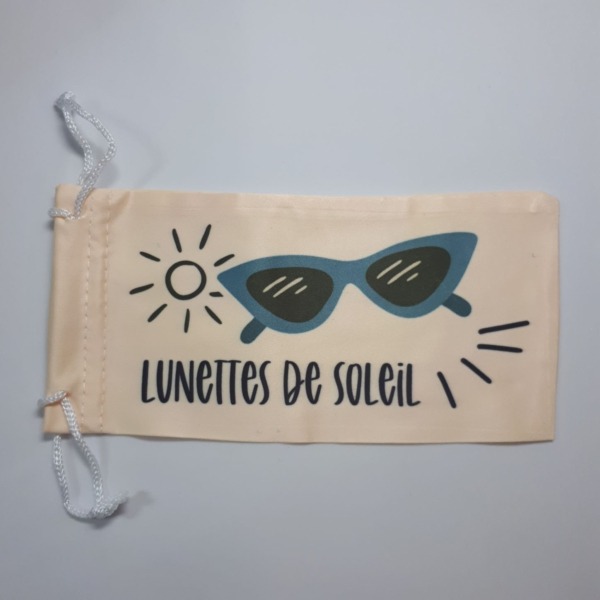 Brillenzakje "Lunettes de soleil" voor de zonnebril