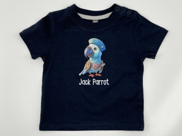 Peuter shirt piraten papagaai