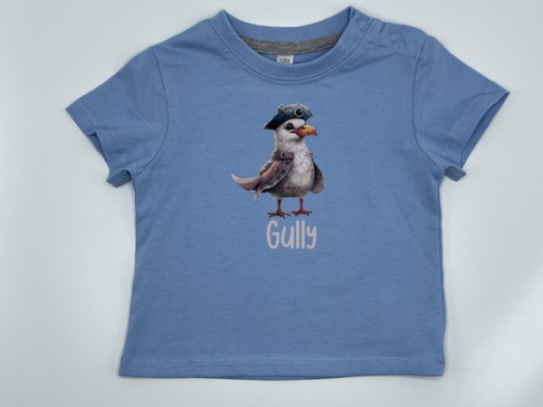 Peuter shirt piraten zeemeeuw